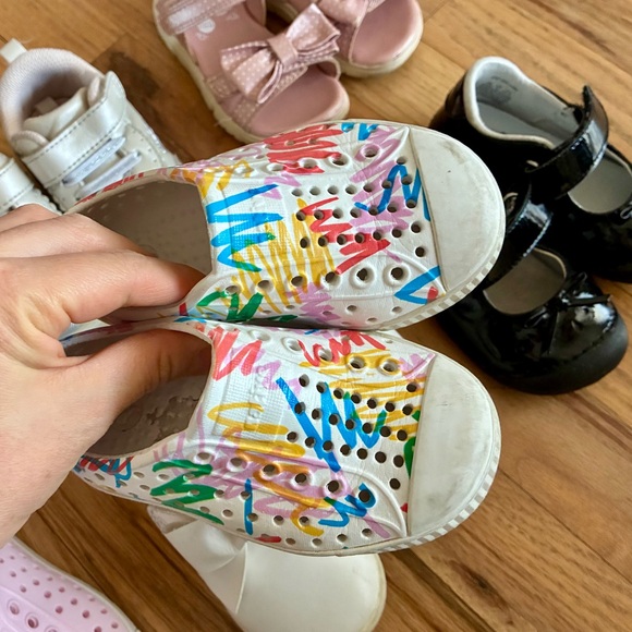 Bundle of 6 Toddler Baby Girl Shoes - Picture 7 of 8